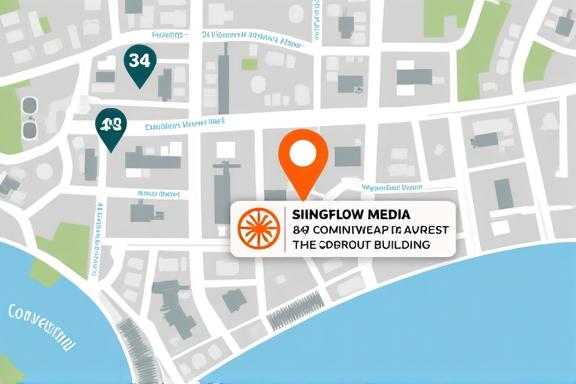 Map showing location of SingaFlow Media in Singapore.