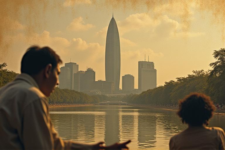 Historical footage montage from Lion City documentary